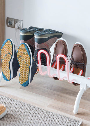 Étendoir Séchoir Électrique à Chaussures 80 W 4 paires