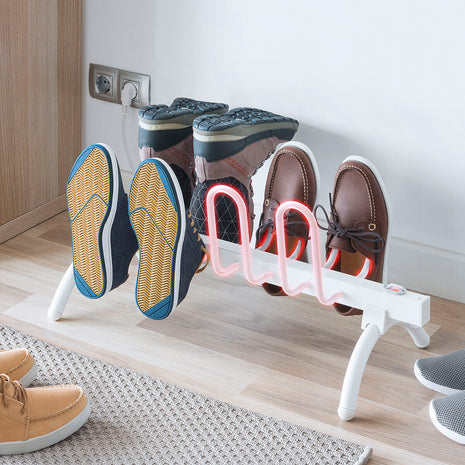 Étendoir Séchoir Électrique à Chaussures 80 W 4 paires
