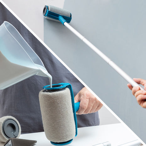 Ensemble de rouleaux de peinture anti-goutte rechargeables Roll'n'paint
