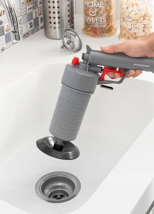 Pistolet Déboucheur à Air Comprimé Universel avec Adaptateurs KlinGun