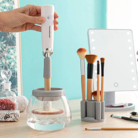 Nettoyeur et Séchoir Automatique pour Pinceaux de Maquillage Maklin